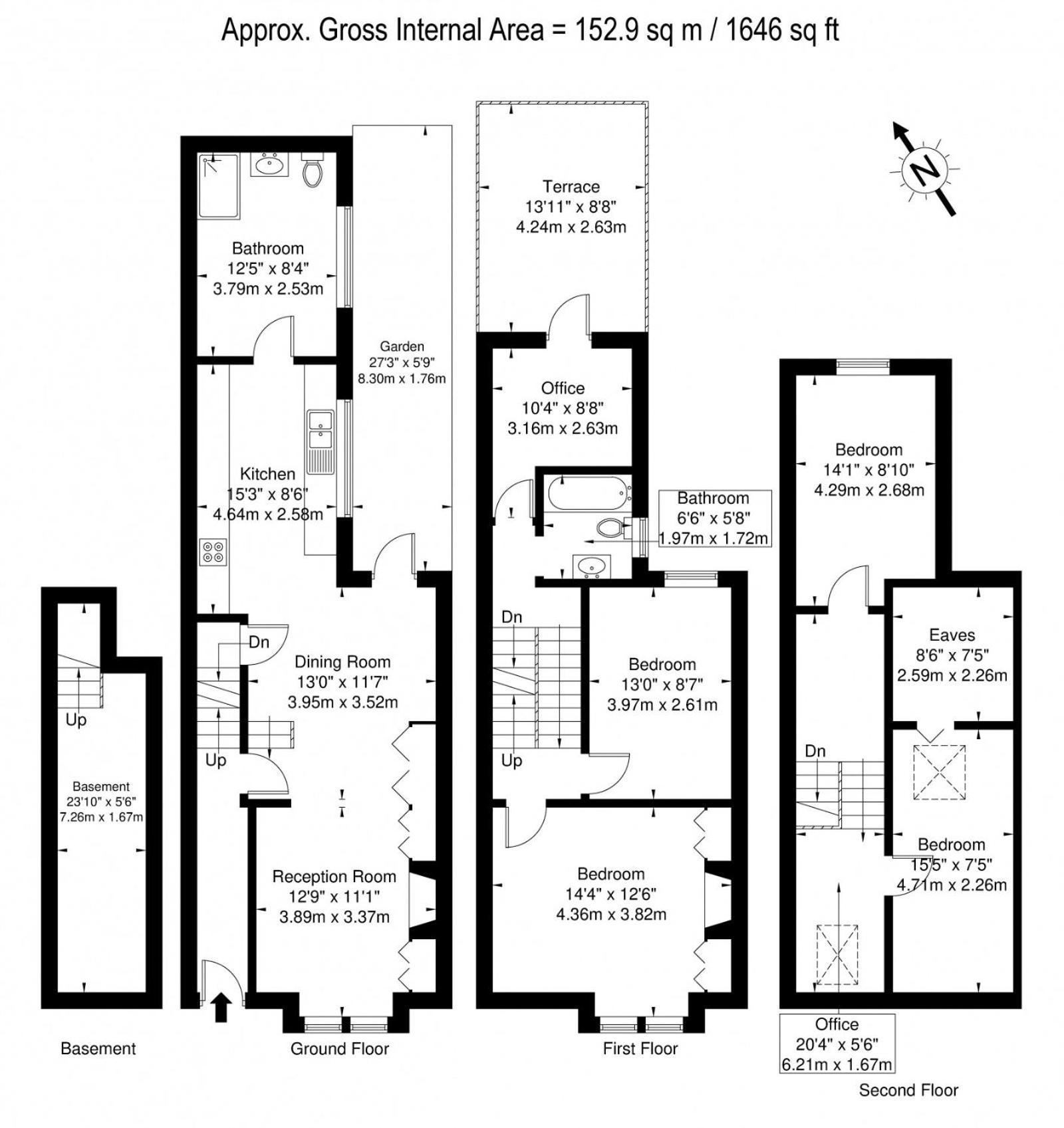 Hébergement de vacances Quiet 5 Bed Vauxhall House With Garden And Roof Terrace Londres